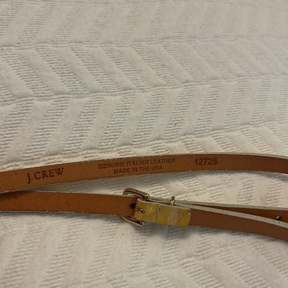 J. Crew Patent Leather Double-Wrap Skinny Belt Size Small - Picture 5 of 7
